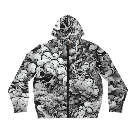 Gaz 'Clouds' Hooded Zipper